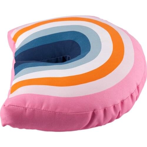 Rainbow U Shape Kids Pillow Decorative Room Neck Pillow Cushion Cute Baby Pillows Sleep Toys Stuffed Dolls Birthday Gift