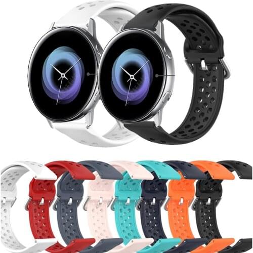 Strap FOR Samsung Galaxy Watch Active 2 40/44mm Gear sport wrist bracelet watchband 20mm Watch strap samsung active2 3 42mm band