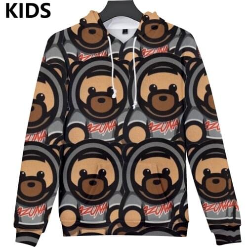 2 to 14 years old Childrens hoodie Spring Autumn Mens Hoodie Women Sweatshirts 3D Manga Printing Students Casual Tracksuit