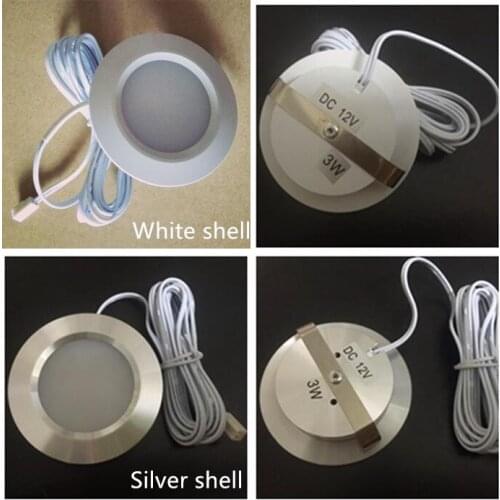 12V Ultra-Thin Panel LED Concealed Mini LED Display Kitchen Under Cabinet Light With 2M Terminal Cable LED Lighting For Home