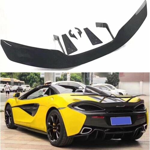 High Quality REAL CARBON FIBER REAR WING TRUNK LIP SPOILER FOR McLaren 540 570s 570 GT 2016 2017 2018 2019 2020 2021