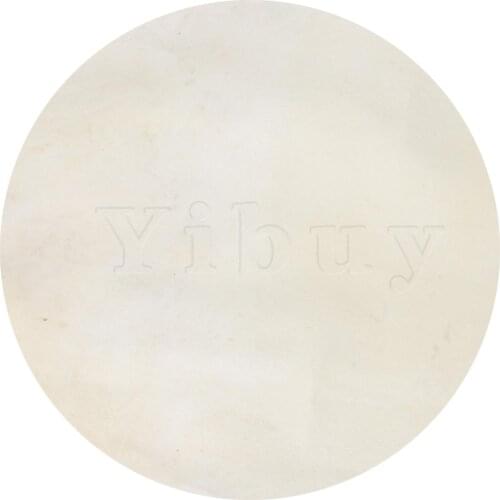 Yibuy Beige Goatskin Goat Skin Drums Head for Bongo Drums Replacement Parts