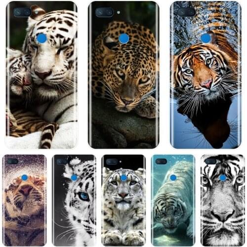 Back Cover For Xiaomi Xiaomi MI A1 A2 Lite Mi5 Mi6 Mi8 Tiger Silicone Soft Phone Case For Xiaomi Mi 5 5C 5S 5X 6 6X Plus 8 SE