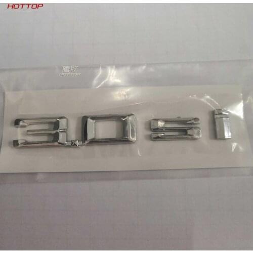 1PCS 3.0SI 3D Chromium car Styling Logo Emblem Badge Sticker Decoration For BMW X5Leaf oard Side standard Accessories