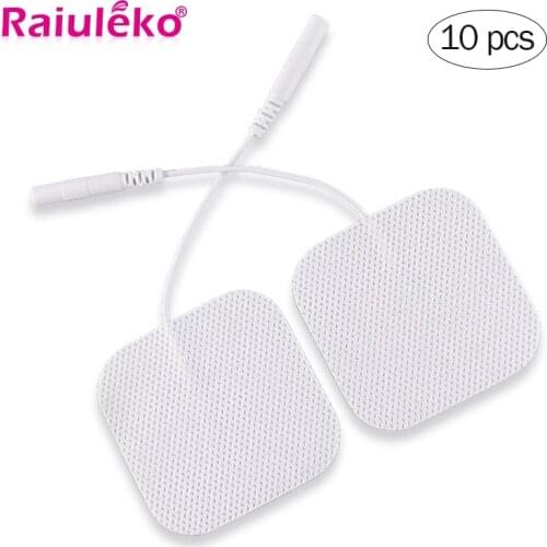 10pcs Self Adhesive Replacement Tens Electrode Pads Square 5*5/5*9 Cm Muscle Stimulator for Electric Digital Machine Massager