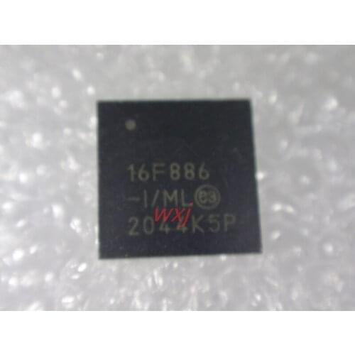 10PCS PIC16F886-I/ML QFN28 PIC16F886-I