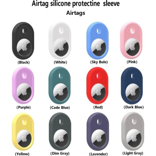 Case For Airtag Case Silicon Cute Cat Locator Tracker Protective Sleeve Cover For Airtags Keychain Protection Cover
