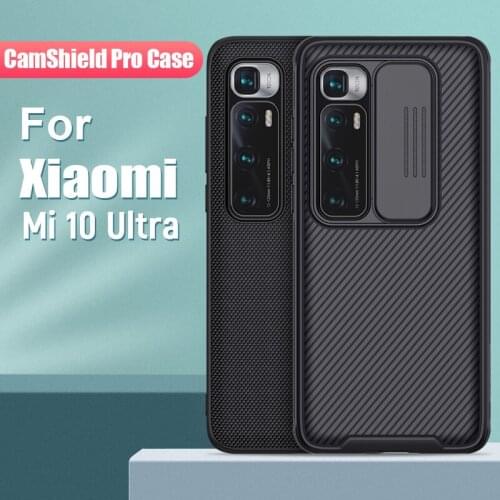 For Xiaomi Mi 10 Ultra case 6.67'' NILLKIN CamShield Slide Camera Back Cover for mi 10 ultra телефон for xiaomi 10 ultra case