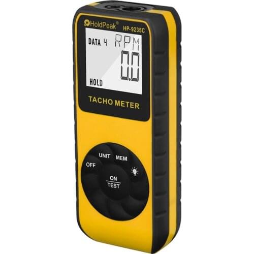 HoldPeak Laser Tachometer HP-9235C Speed Meter Digital Diagnostic-tool Photo LCD RPM Meter Engine Motor Non-contact Tachometer
