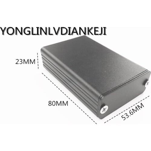 2PCS Controller motherboard housing 53.6*23-80mm PCB Aluminum shell Aluminum profile shell DIY aluminum shell