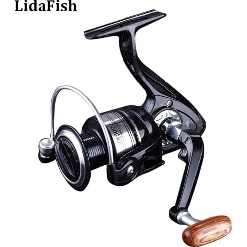 LIDAFISH Brand JX1000-7000 Series Spinning Fishing Reel 5.1:1/5.2:1/4.7:1 Gear Ratio Metal Spool Fishing Tackles