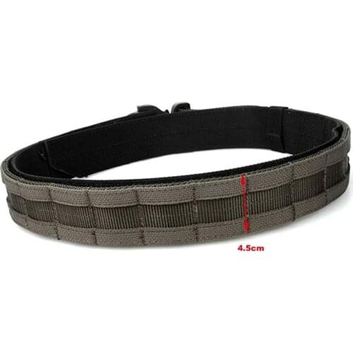 NEW Outdoor TMC 1.75 inch Black DRing Combat Fighter Belt RG Tactical CS Outdoor Military Hunting Duty Belt