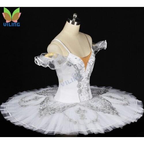 White Swan Lake Ballet tutu ballerina ballet tutus dress classical professional ballet dance costume for Girls