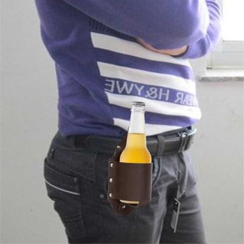 Portable Beer Practical Bag Beer Sleeve Beer Belt Bag Outdoor Mountaineering Wine Bottle Storage Bag Wine Bottle Beverage Bag