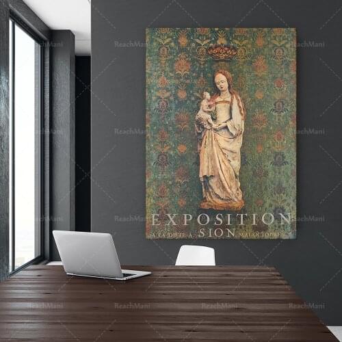 Art Exhibition Poster, Modern Scandinavian Art, Gallery Poster, Paris Print, Paris Wall Art, Mid Century Wall Art, Modern Wall