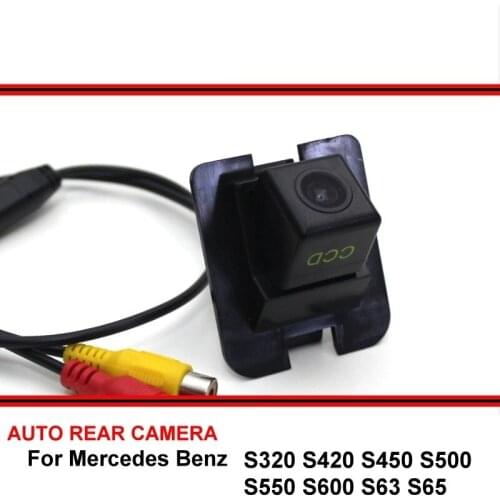 Fisheye For Mercedes Benz S320 S420 S450 S500 S550 S600 S63 S65 Night Vision Car Reverse Backup Parking Rear View Camera HD CCD