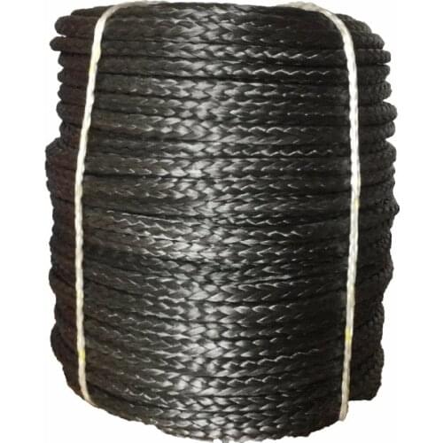 Free shipping 12mm x 100m synthetic winch rope cable line UHMWPE rope sailing rope for ATV UTV 4WD OFFROAD
