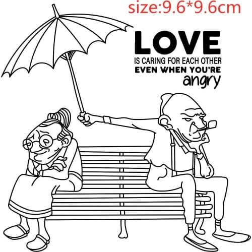 Old Woman Transparent Silicone Clear Rubber Stamp Sheet Cling Scrapbooking DIY Cute Pattern Photo Album Paper Card Decor Stamp