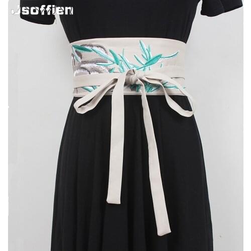 Traditional Japanese Yukata Kimono Obi Belt Bamboo Cummerbunds Retro Harajuku Corset Waistband Hanfu Accessories