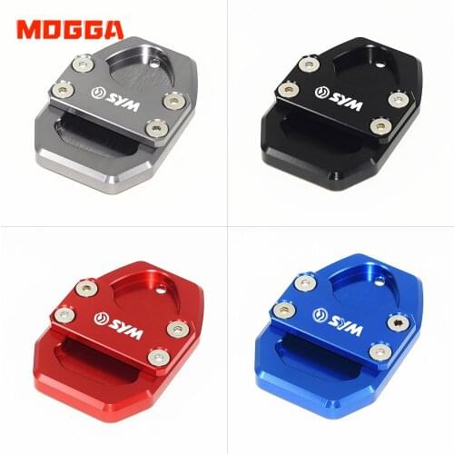 Side Stand Extension For SYM CRUISYM300 GTS300i Joymax Z300 GTS 300 300i CRUISYM 300 Motorcycle Kickstand Plate Pads Enlarger