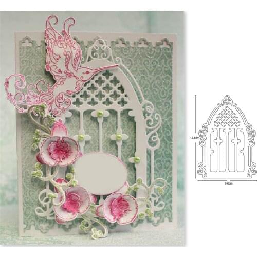 Carve Lace Metal Cutting Dies Cut Die Mold Castle Windows DIY Etched Scrapbook Paper Craft Knife Mould Blade Punch Stencils Dies