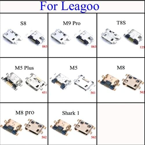 YuXi For Leagoo M5 Plus S8 T8S M9 Pro M8 M8 PRO shark 1 Charging Port Mini Micro USB Jack Socket Plug Connector Repair parts