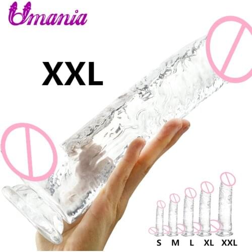 Jelly Sex Shop Dildo Bullet Cock Penis Adults Toys Not Vibrator Anal Butt Toys For Woman Sexs Toy Shop Hot Vagina Stimulate