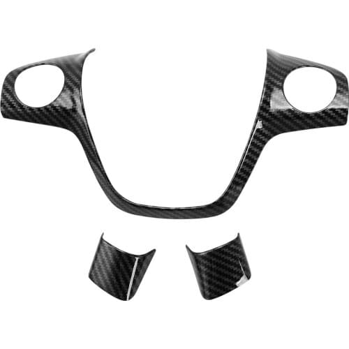 1 PC. For Ford Focus 3 MK3 (2012-2014) / For KUGA 2013-2015 Car Accessories Styling Steering Wheel Trim Decal Decoration