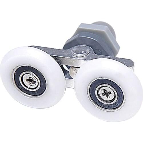 19/23/ 25/27mm Diameter 1PCS ABS Plastic Pulley Runner Wheel Sliding Door Rollers Bearing For Shower cabin room replacement