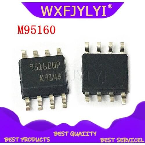 10pcs/lot M95160-WMN6TP 95160 95160WP 95160P 95160WQ Serial EEPROM memory chip For Car Memory Chips sop-8 NEW ORIGINAL