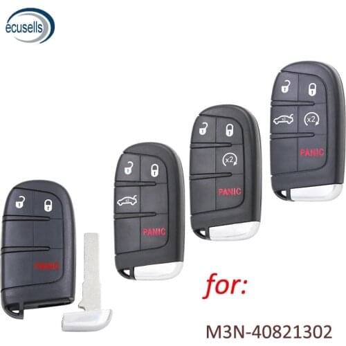 2+1/3+1/4/5 Buttons Replacement Smart Remote Key Shell for-Fiat 500X 500 500L for-Jeep Renegade Compass M3N-40821302