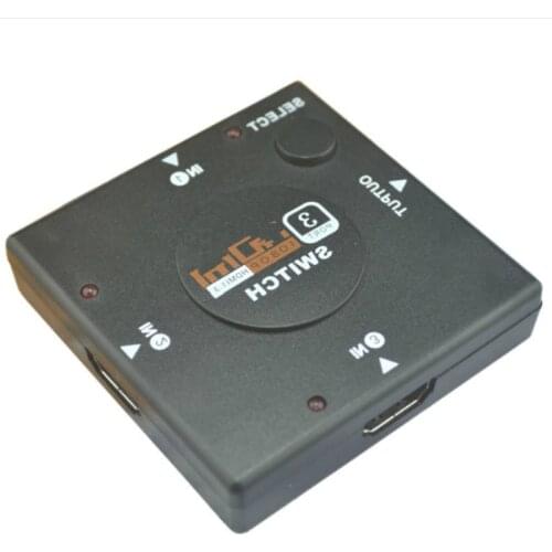 3 Port HDMI-compatible Switch Switcher HDMI-compatible Splitter HDMI-compatible for HDTV 1080P Video DV HDTV 1080P