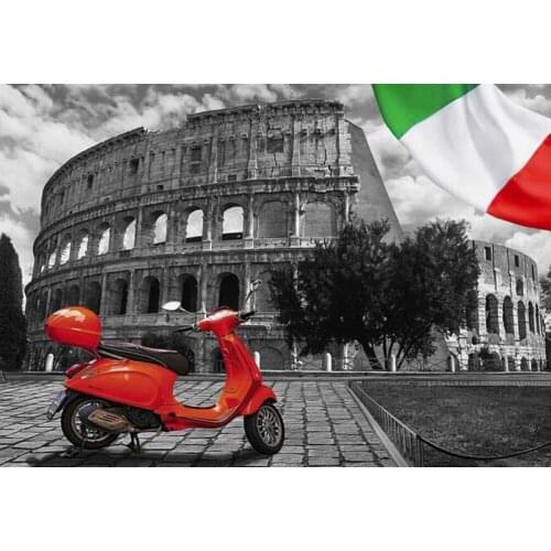 LILOYE Diy Diamond Embroidery Sale Full Drill 5D-Diamond-Painting Italian Rome city landscape Mosaic Rhinestone Wall Art FG1517