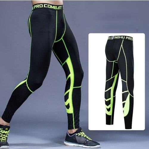 Seamless Running Pants Men Compression Tights Leggings Quick Dry Gym Sportswear Fitness Sweatpants Joggings Workout Trousers