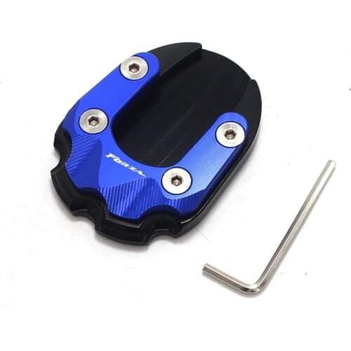 For HONDA Forza 125 Forza 300 2018 Forza125 Forza300 Motorcycle Accessories Kickstand Sidestand Stand Extension Enlarger Pad
