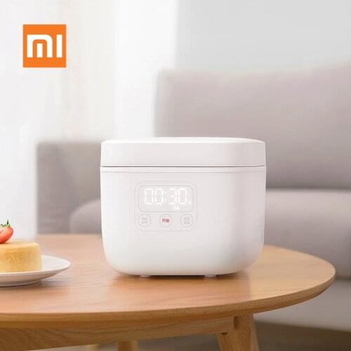 IN STOCK Xiaomi Mijia Electric Rice Cooker 1.6L Kitchen Mini Cooker Small Rice Cook Machine Intelligent Appointment LED Display