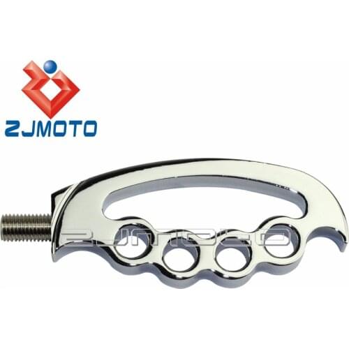 3.8" Chrome Shifter Pegs Motorcycle Foot Pedals Foot Rests Knuckle Style Shifter Peg For Harley Davidson 883R 883L 48 Sportster