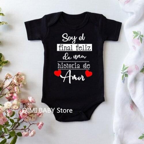 Funny Newborn Baby Romper Infant Cotton Short Sleeve Baby Body Clothes Amor Print Boy Girl BodySuit Born Crawling Baby 0-24M