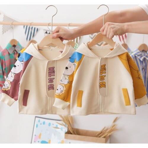 NEW Spring Autumn Baby Boys Girls Coats Toddler Animals Coats Casual Sport Jacket Children Kids Vacation Clothing 1 2 3 4 5 Year
