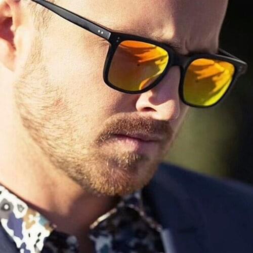 HKNA 2021 Square Sunglasses Men Vintage Mirror Sunglasses Women Luxury Brand Sun Glasses for Men Retro Lunette De Soleil Femme