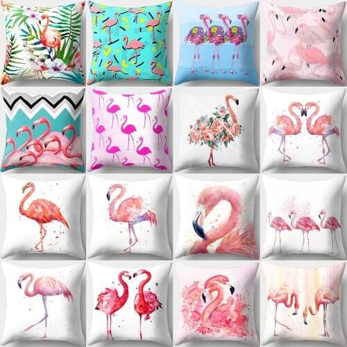 Cute Cartoon Animal Print Cushion Cover Polyester Decorative for Sofa Seat Soft Throw Pillow Case Cover 45x45cm Home Decor