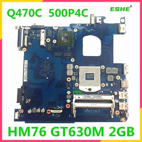Original for Samsung Q470C Laptop motherboard Q470C 500P4C HM76 GT630M 2GB BA41-01938A BA41-01935A BA92-10431A 100% test