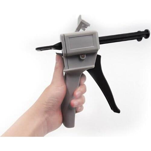 50ML Epoxy Sealant Glue Gun Silica Gel Component Glue Guns Applicator Glue Adhensive Squeeze 1:1 2:1 Two-Component Adhesive Gun