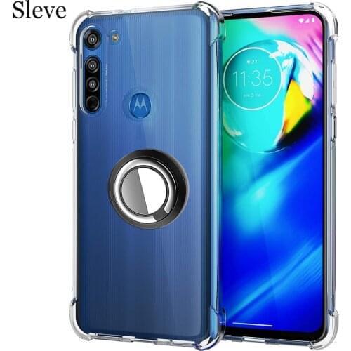 Shockproof Magnetic Car Finger Ring Soft Case forMotolora Moto One Action ZOOM G8 6 7 Plus Play G Power Hyper Lite Fast Edge Pro
