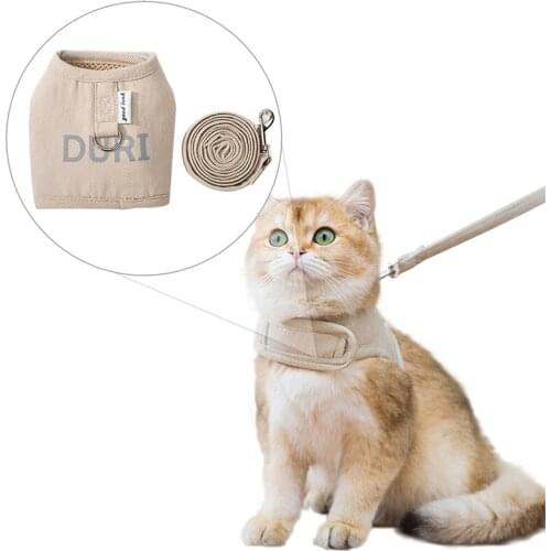 Legendog Cat Vest Leash Breathable Escape Proof Canvas Dog Walking Leash Pet Harness Leash Pet Products