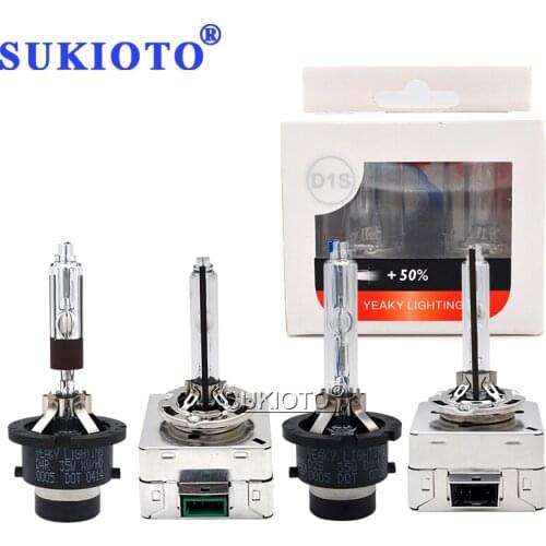 SUKIOTO Original Yeaky D1S 5500K D2S 4500K D3S 6500K D4S Xenon HID Headlight Bulb Super Vision Yeaky D2R D4R Auto Car HID Lights