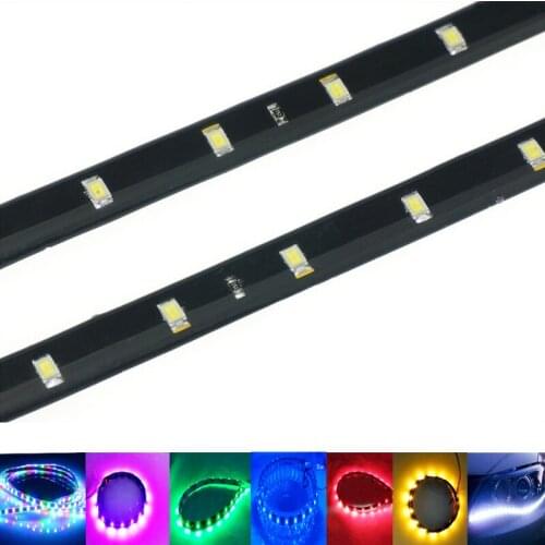 DC12V LED Strip Black PCB Board Flexible LED Light Waterproof RGB Pink blue green red LED Tape For TV Background Decoration