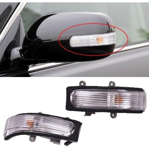 CAPQX 2PCS Rear View Mirror LED Turn Signal light Indicator Blink Lamp 81730-06060 For CAMRY 2006-2011 VIOS 08-12Corolla 08 09