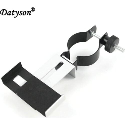 Datyson 0.965 or 1.25 inch Microscope Telescopes Metal Universal Photography Bracket mount For mobile phone Connection Adapter