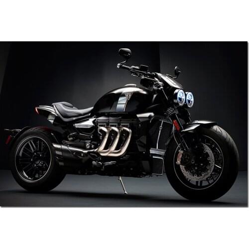 Triumph Rocket iii TFC Motorcycles Photo Wall Art Posters and Prints Canvas Painting For Living Home Decor